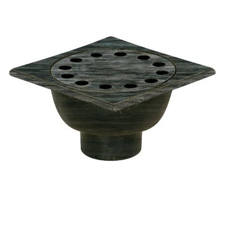 MADE-TO-ORDER 866-2I Bell Trap Drain  6 in. x 6 in. x 2 in.  Cast Iron MA713712